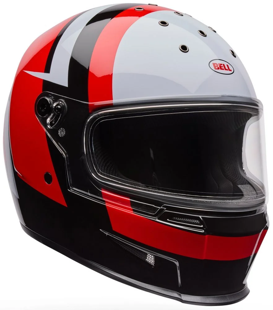 Bell ELIMINATOR HELMET - SIDETRACK [RED]