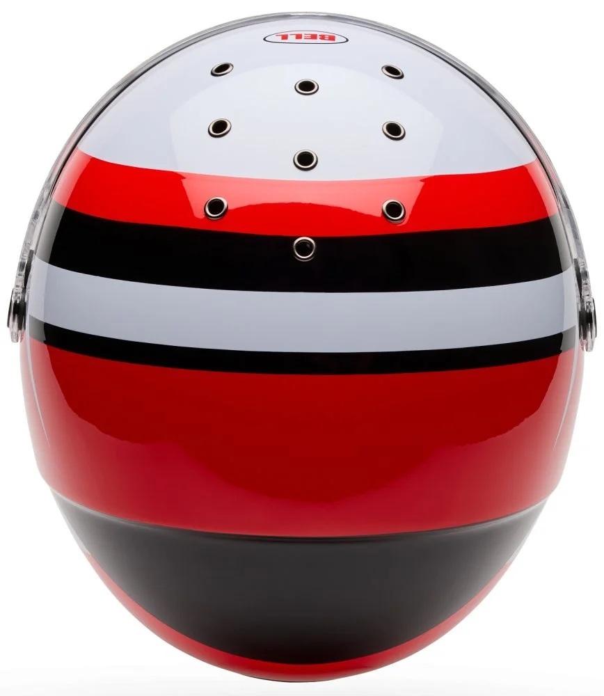 Bell ELIMINATOR HELMET - SIDETRACK [RED]
