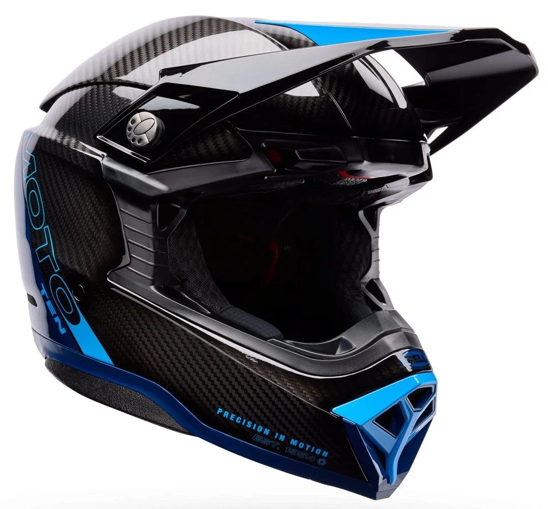 Bell MOTO-10 SPHERICAL HELMET - STRIKE [BLUE]