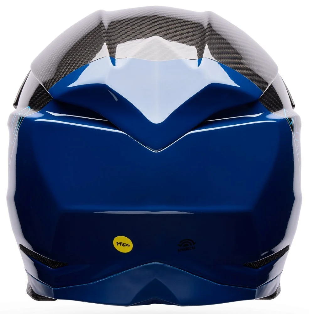 Bell MOTO-10 SPHERICAL HELMET - STRIKE [BLUE]