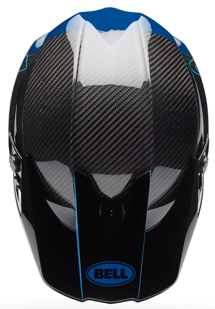 Bell MOTO-10 SPHERICAL HELMET - STRIKE [BLUE]