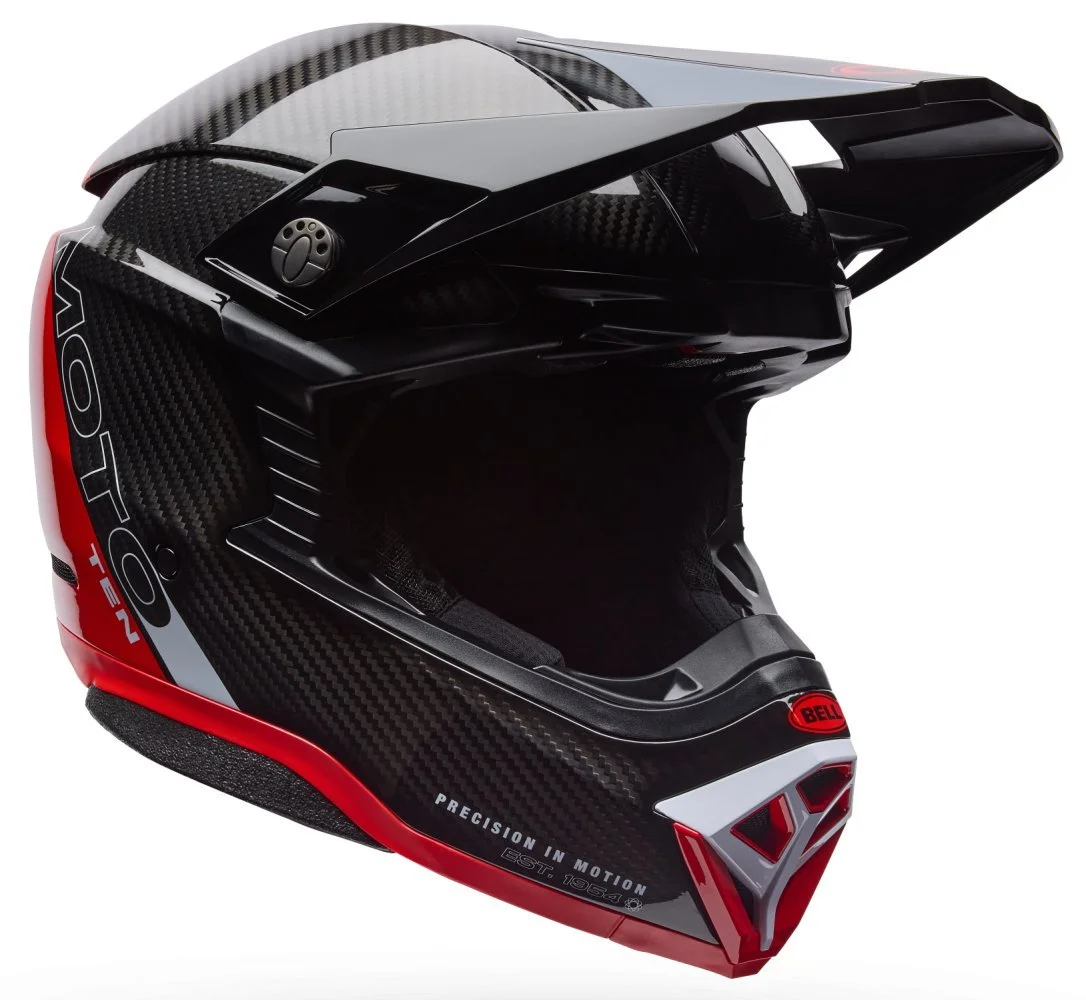 Bell MOTO-10 SPHERICAL HELMET - STRIKE [RED]