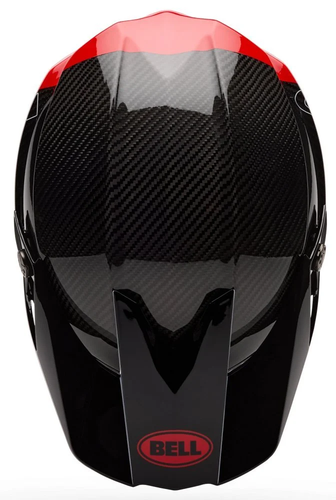 Bell MOTO-10 SPHERICAL HELMET - STRIKE [RED]