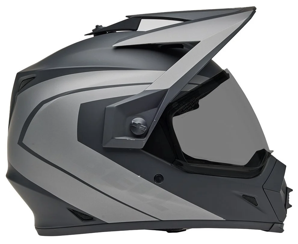 Bell MX-9 ADVENTURE HELMET - BLACKOUT [GREY]