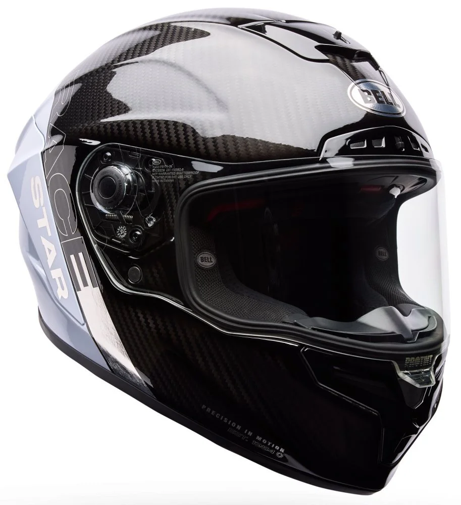 Bell RACESTAR DLX FLEX® HELMET - STRIKE [SILVER]
