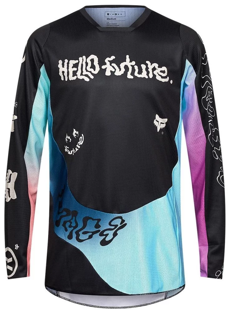 Fox Head 180 JERSEY - HELLO FUTURE [BLACK]