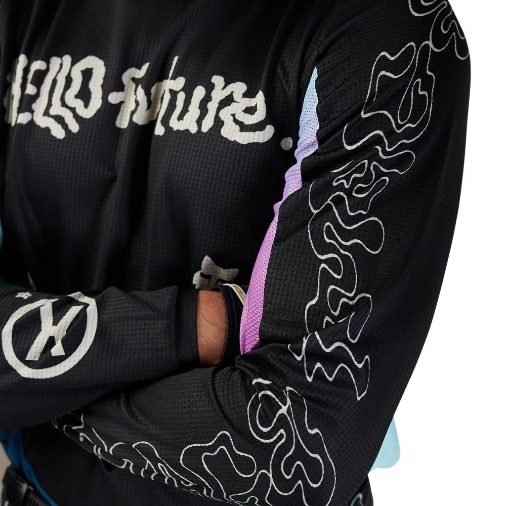 Fox Head 180 JERSEY - HELLO FUTURE [BLACK]