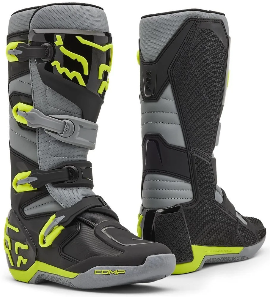 Fox Head COMP BOOT [GREY/YELLOW]