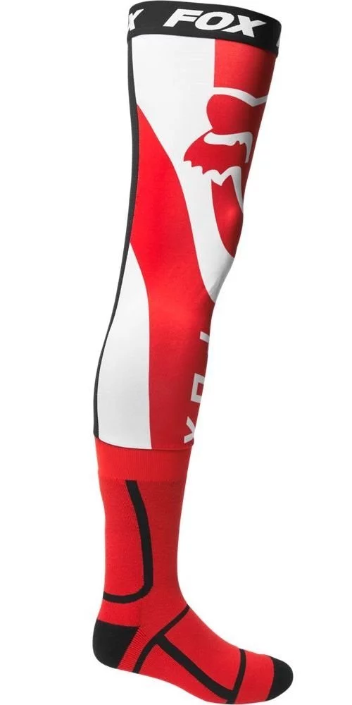 Fox Head KNEE BRACE MIRER SOCK [FLO RED]