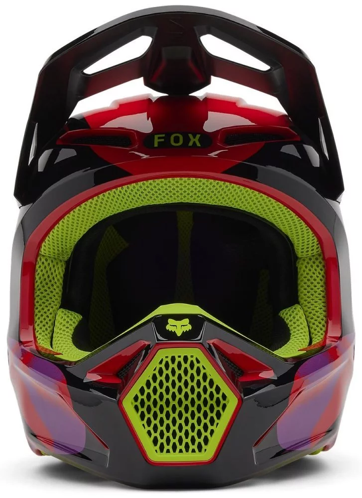 Fox Head V1 HELMET - EMOTION [FLO RED]