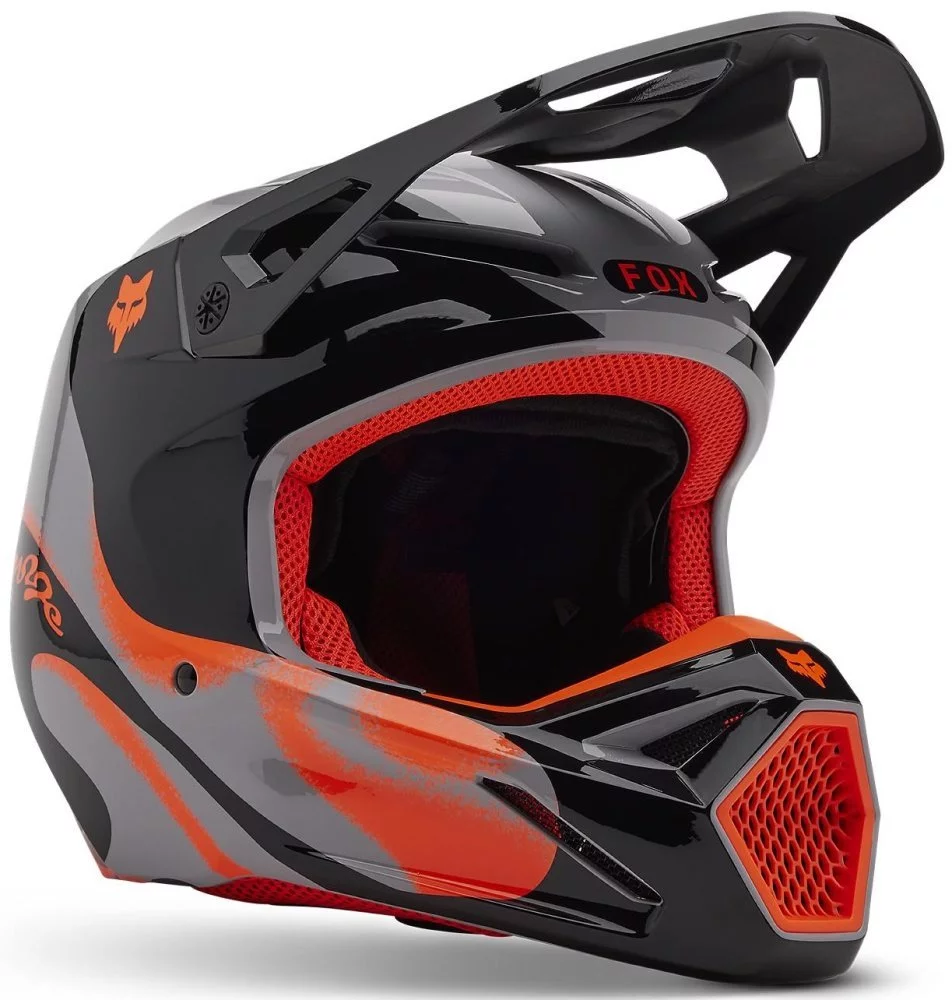 Fox Head V1 HELMET - EMOTION [STEEL GRAY]