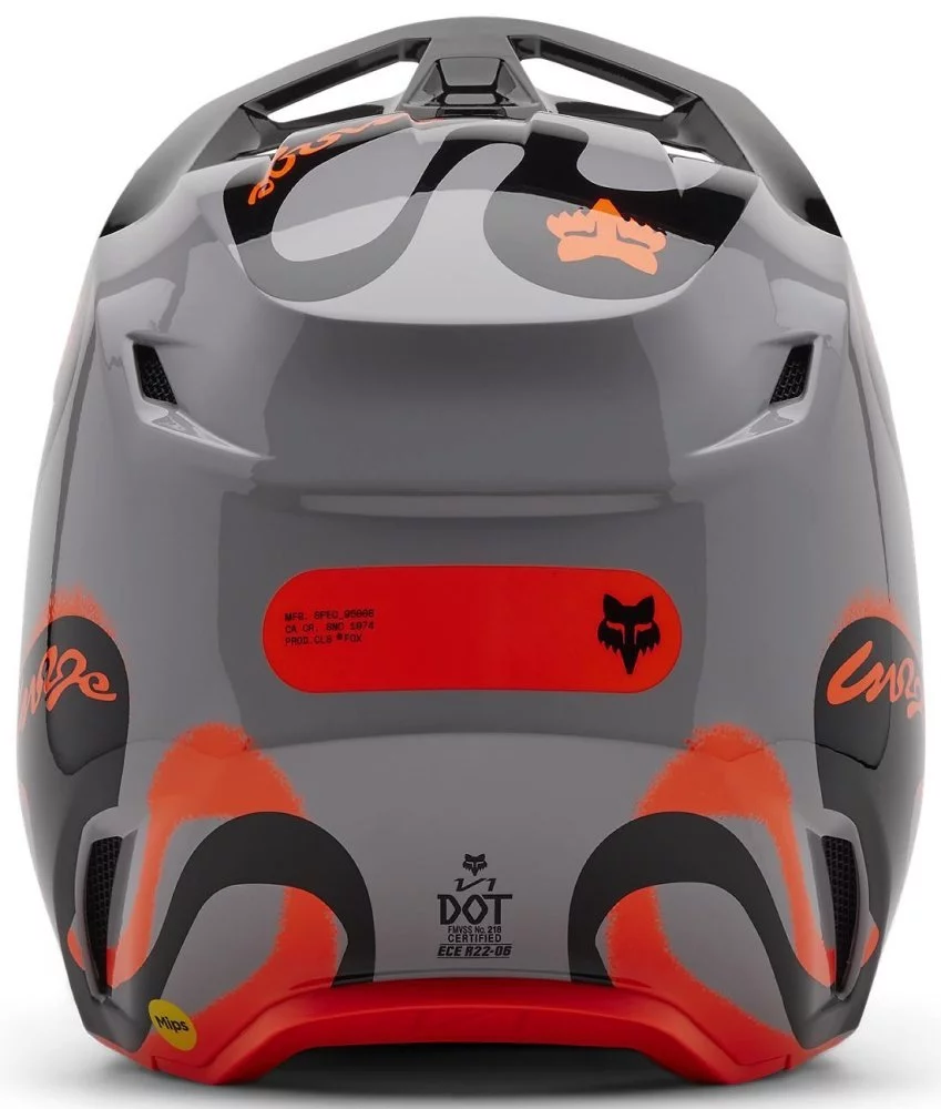 Fox Head V1 HELMET - EMOTION [STEEL GRAY]