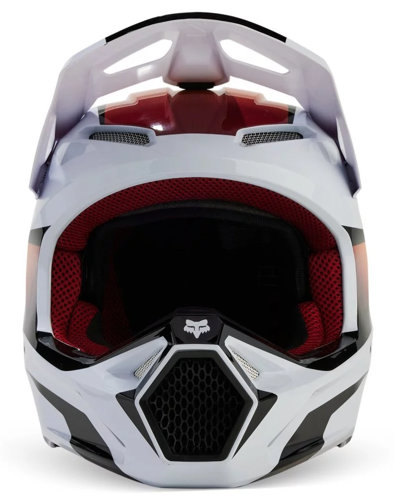 Fox Head V1 HELMET - FLORA [WHITE]