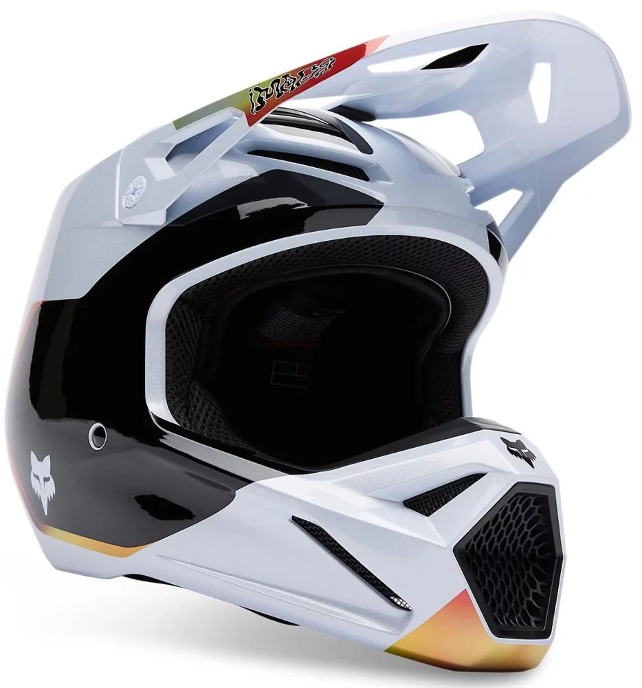 Fox Head V1 HELMET - HELLO FUTURE [WHITE]