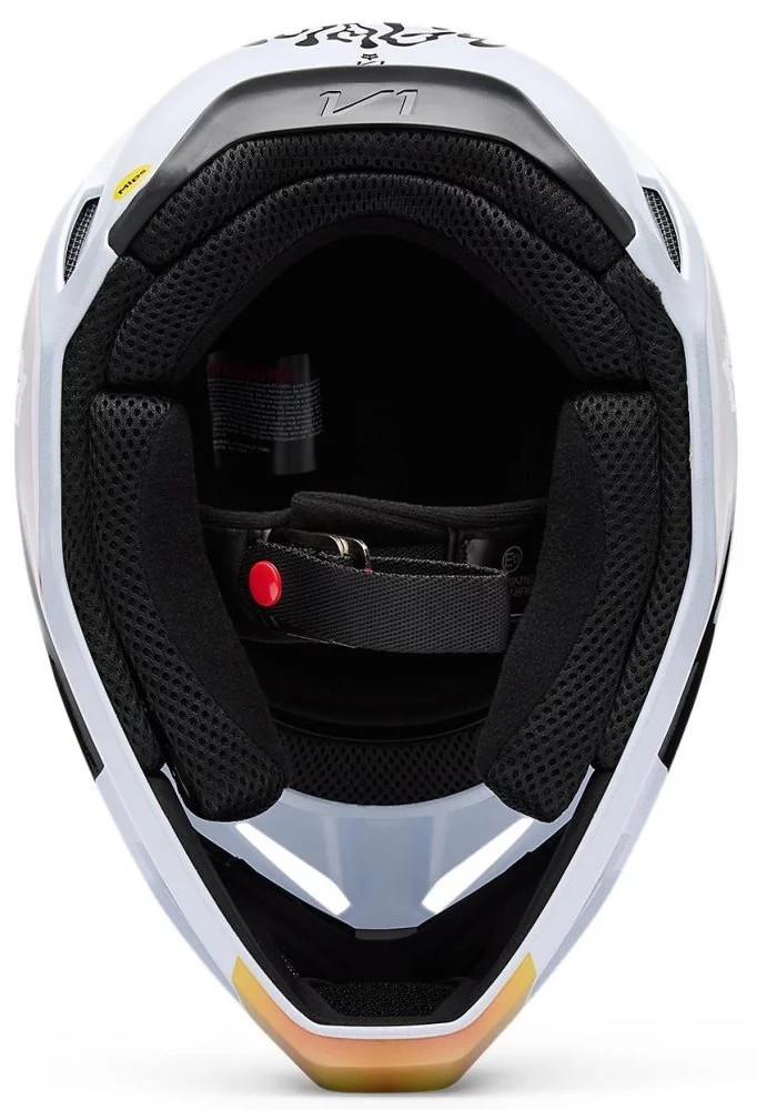 Fox Head V1 HELMET - HELLO FUTURE [WHITE]
