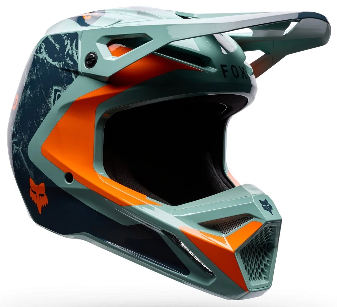 Fox Head V1 HELMET - IMAGE PRINT [ARCTIC]