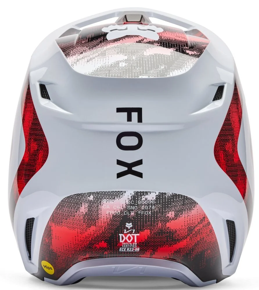 Fox Head V1 HELMET - KAIROS [FLO RED]