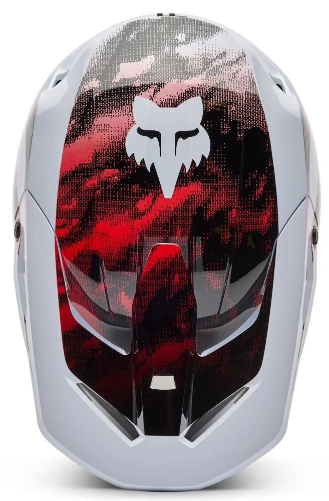 Fox Head V1 HELMET - KAIROS [FLO RED]