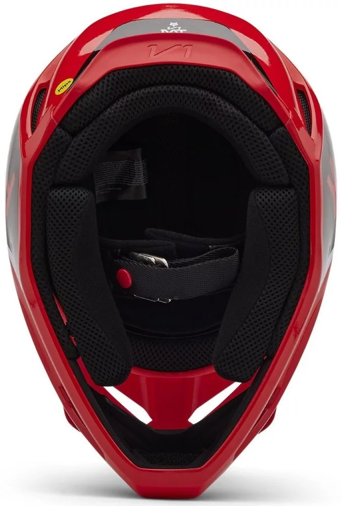 Fox Head V1 HELMET - LEAN [FLO RED]