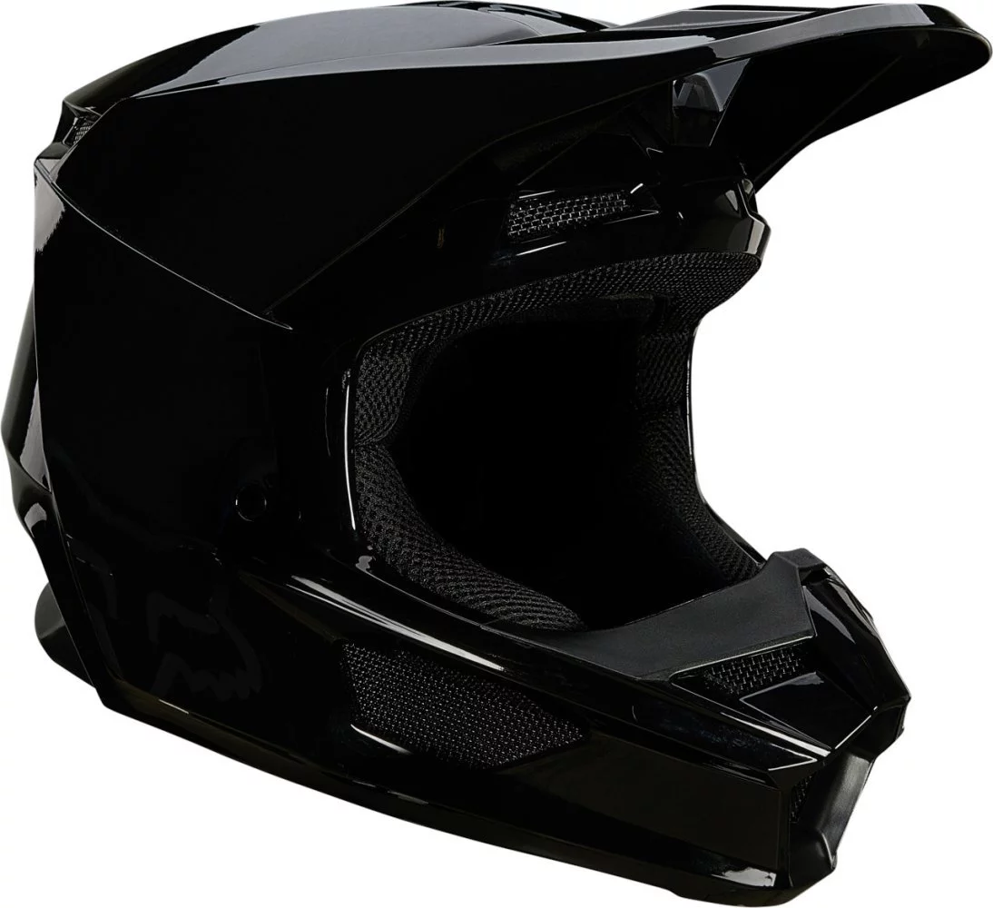 Fox Head V1 HELMET - PLAIC [BLACK]