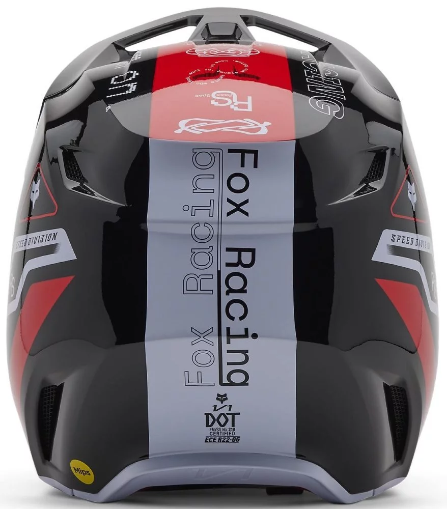 Fox Head V1 HELMET - RACE SPEC [FLO RED]