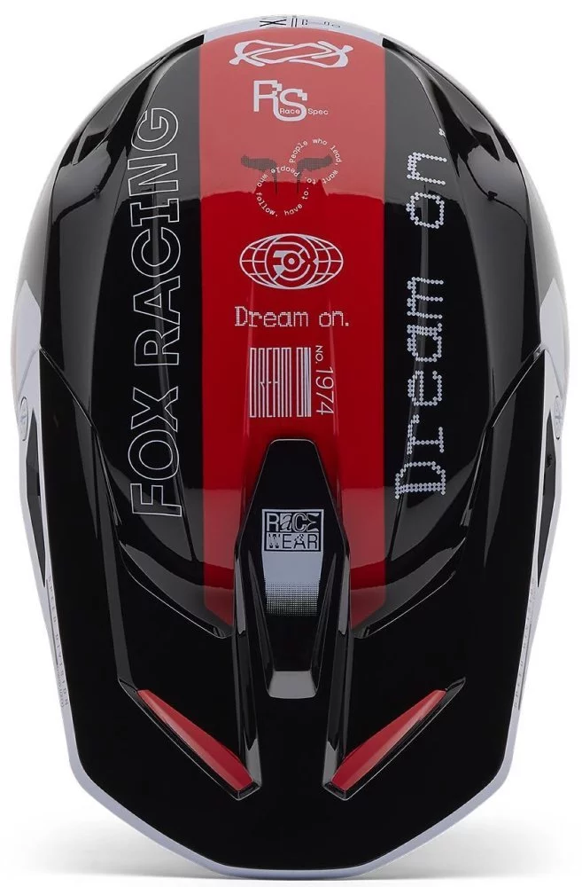 Fox Head V1 HELMET - RACE SPEC [FLO RED]