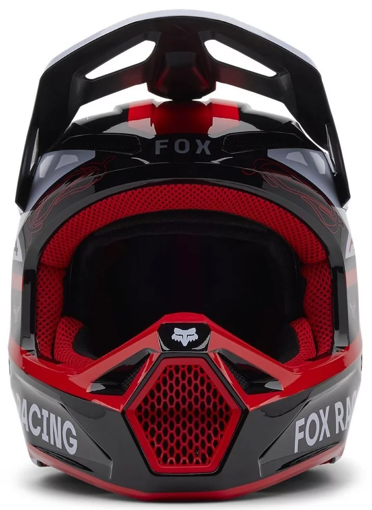 Fox Head V1 HELMET - RACE SPEC [FLO RED]