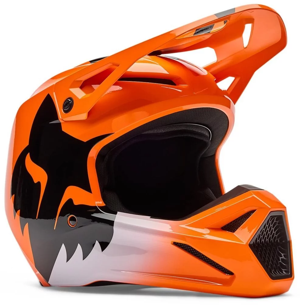 Fox Head V1 HELMET - SHIELD [FLO ORANGE]