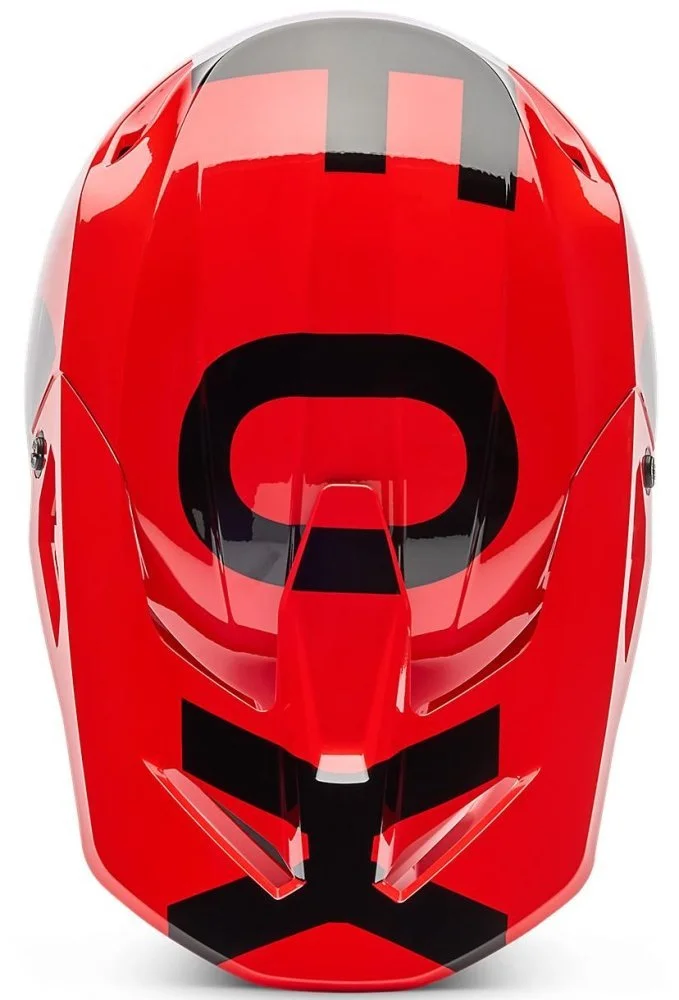 Fox Head V1 HELMET - SHIELD [FLO RED]