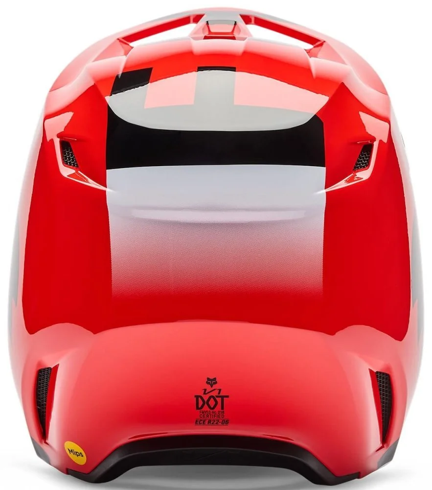 Fox Head V1 HELMET - SHIELD [FLO RED]
