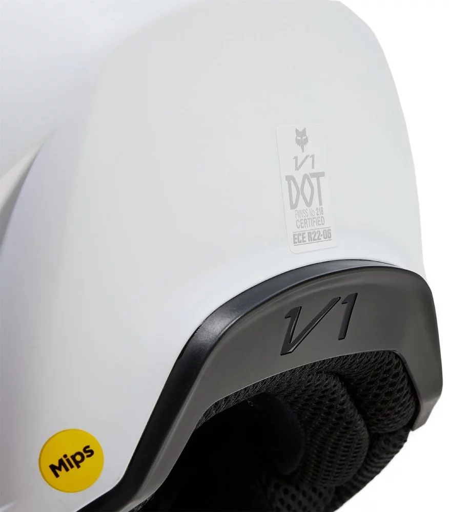 Fox Head V1 HELMET - SOLID MATTE [WHITE]