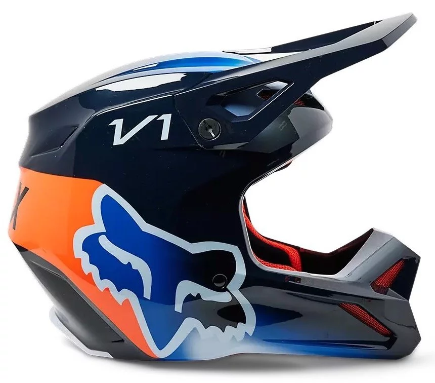 Fox Head V1 HELMET - TOXSYK [MIDNIGHT]