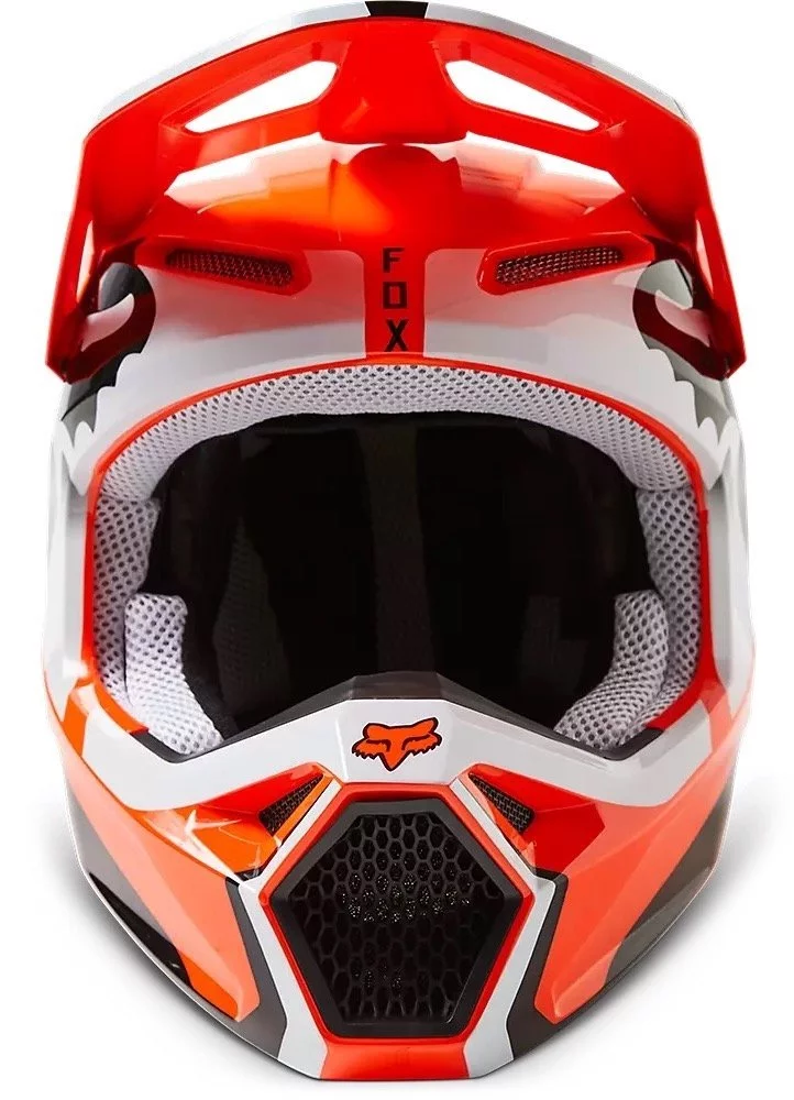 Fox Head V1 LEED HELMET [FLO ORANGE]