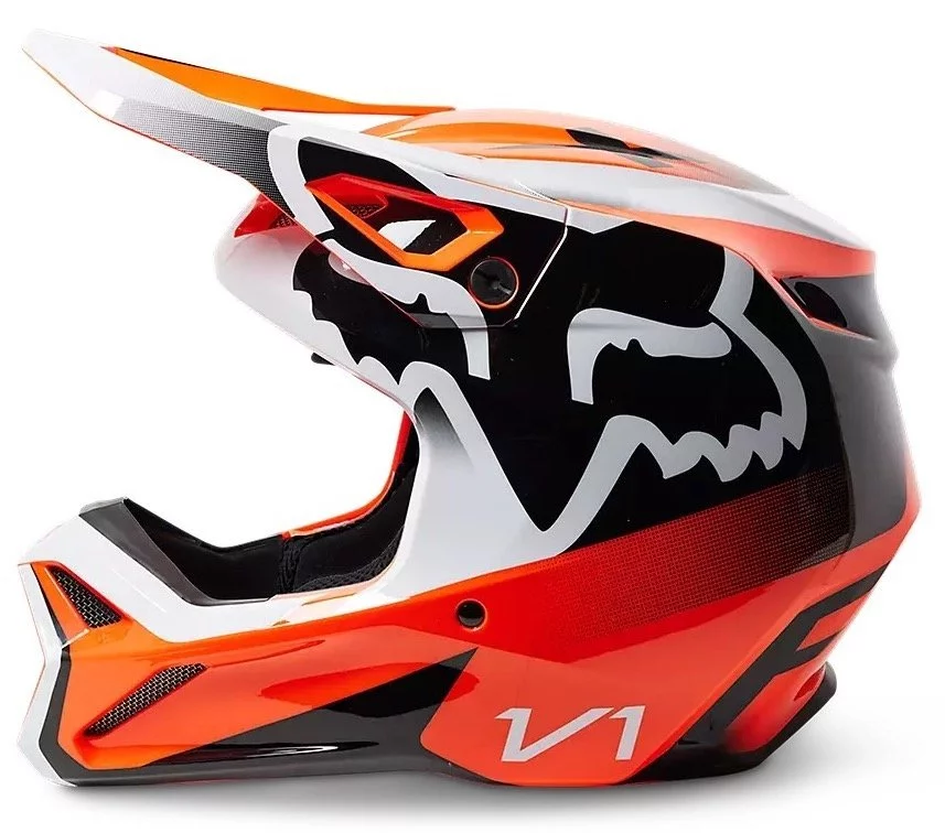 Fox Head V1 LEED HELMET [FLO ORANGE]