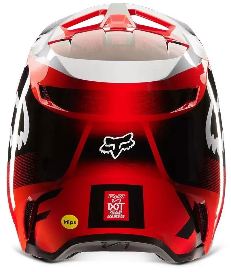 Fox Head V1 LEED HELMET [FLO RED]