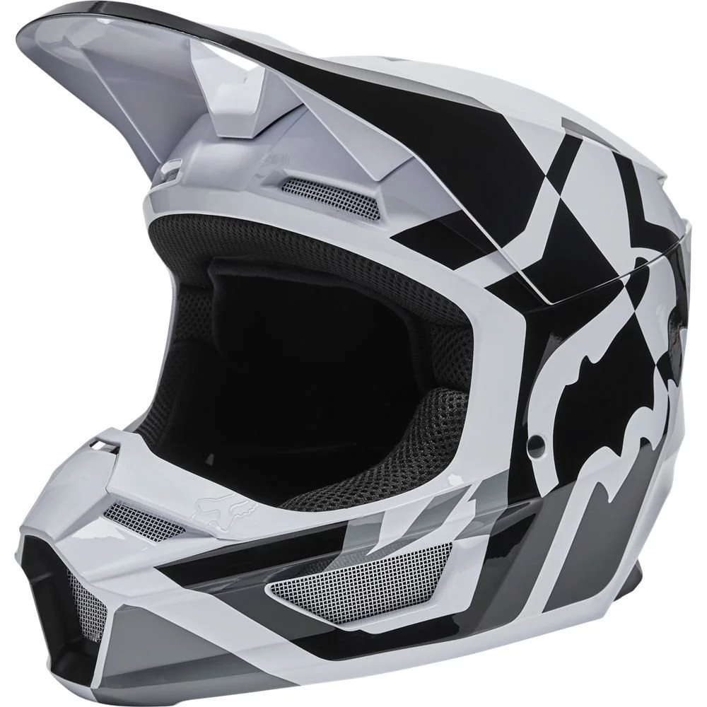Fox Head V1 MIPS LUX HELMET [BLACK/WHITE]