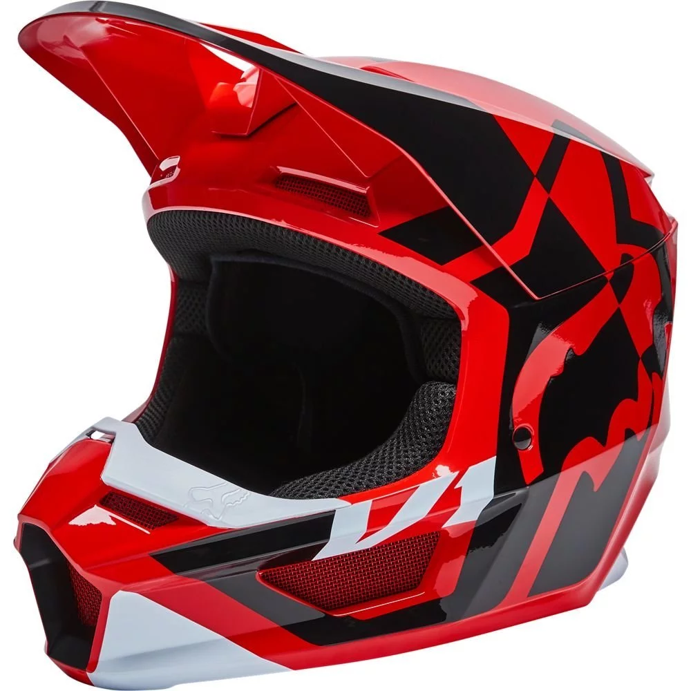 Fox Head V1 MIPS LUX HELMET [FLO RED]