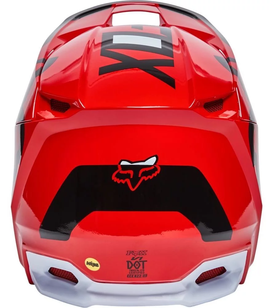 Fox Head V1 MIPS LUX HELMET [FLO RED]