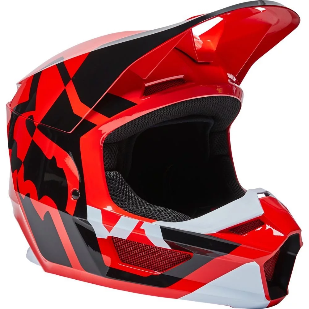 Fox Head V1 MIPS LUX HELMET [FLO RED]