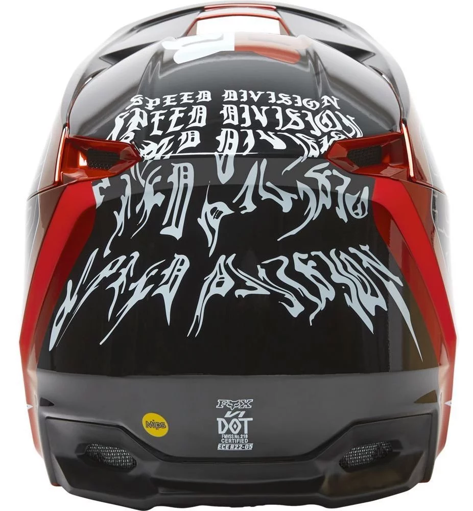 Fox Head V1 MIPS PERIL HELMET [FLO RED]