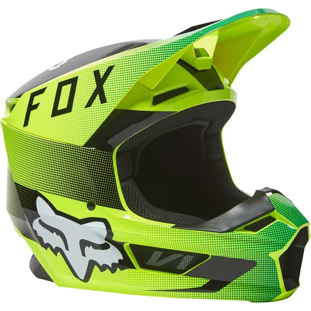 Fox Head V1 MIPS RIDL HELMET [FLO YELLOW]