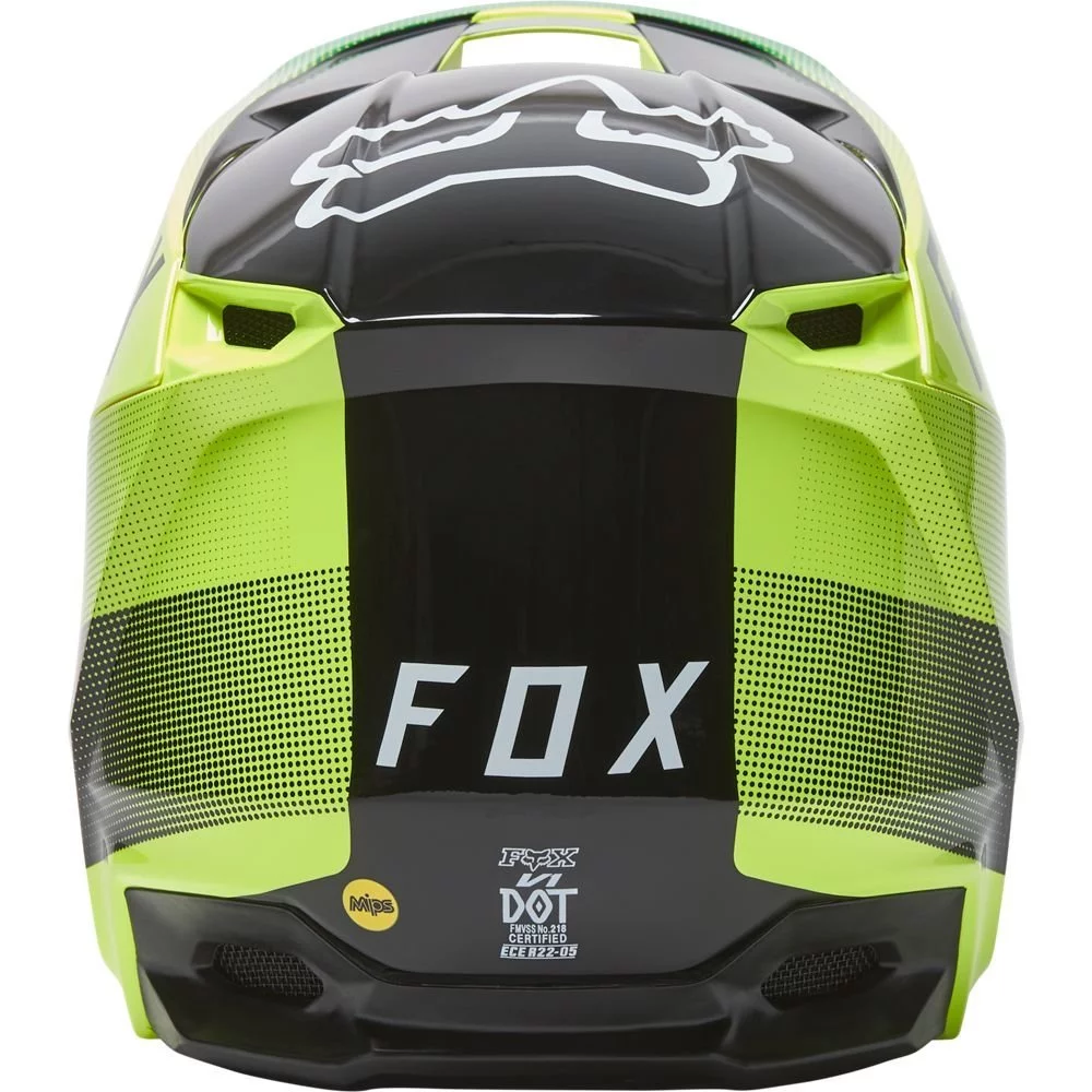 Fox Head V1 MIPS RIDL HELMET [FLO YELLOW]