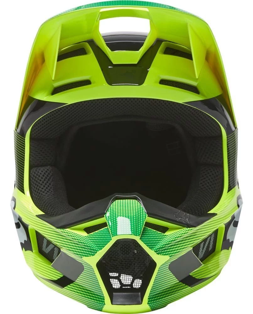 Fox Head V1 MIPS RIDL HELMET [FLO YELLOW]