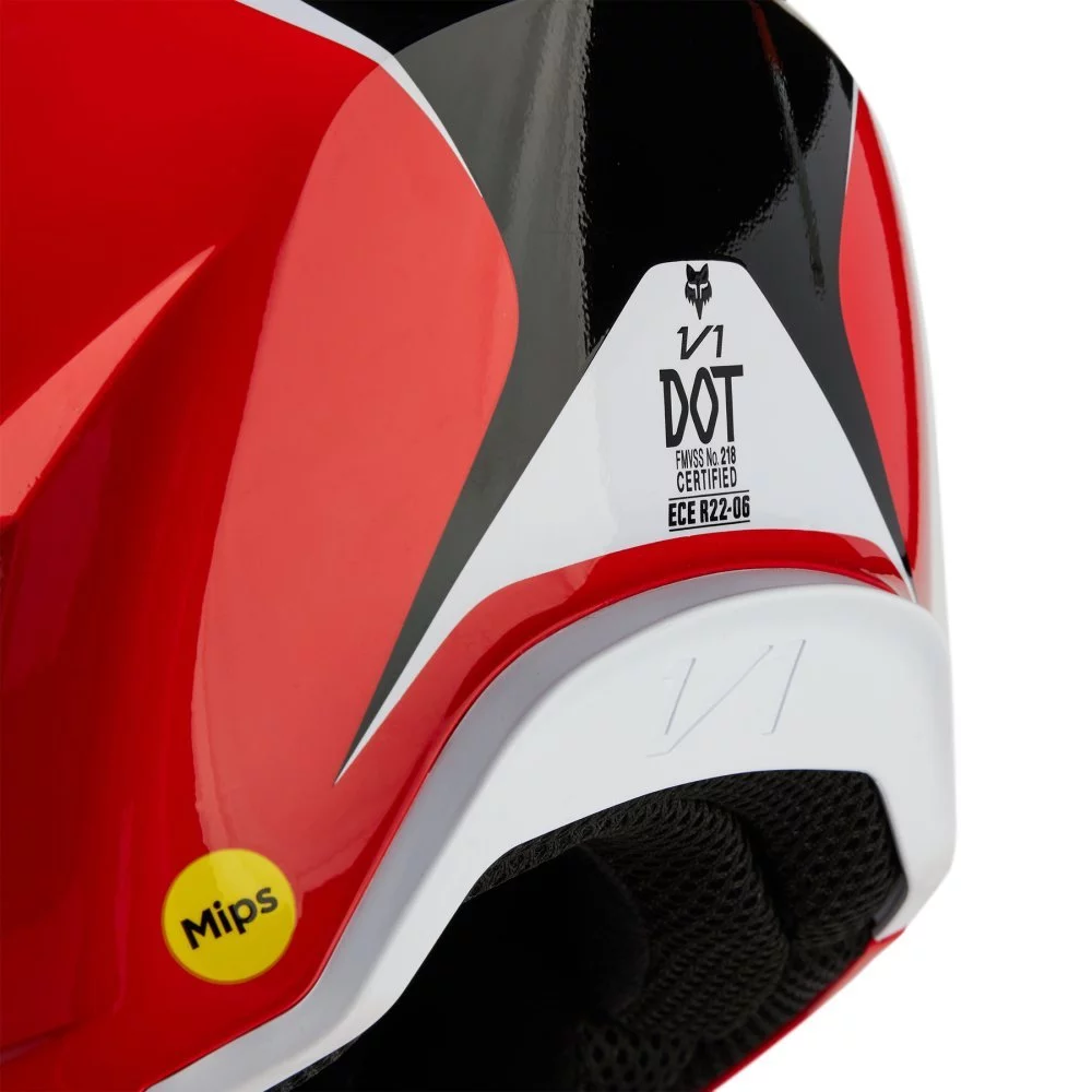 Fox Head V1 NITRO HELMET [FLO RED]
