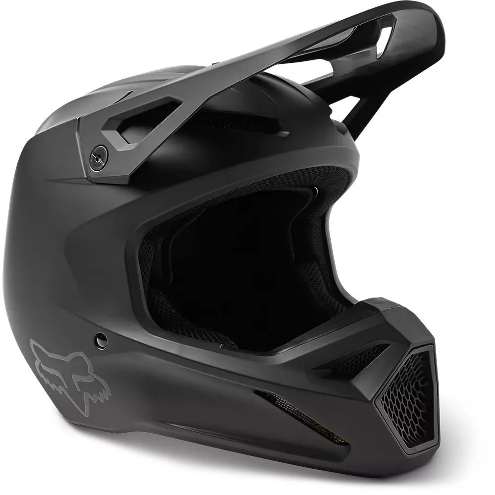 Fox Head V1 SOLID HELMET [MATTE BLACK]