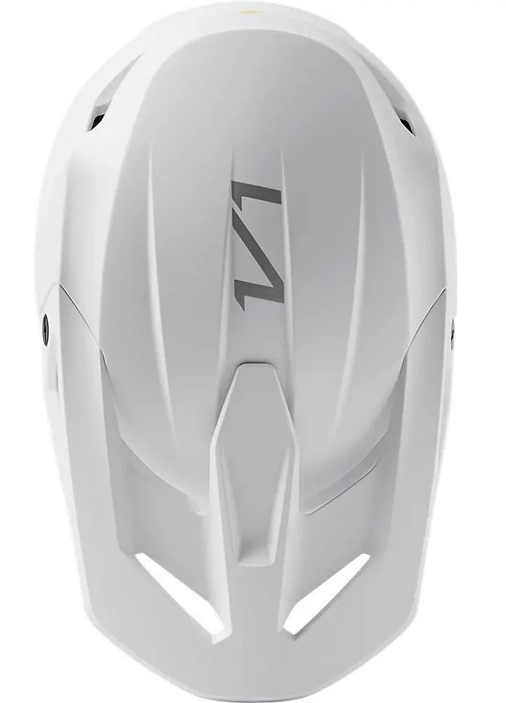 Fox Head V1 SOLID HELMET [MATTE WHITE]