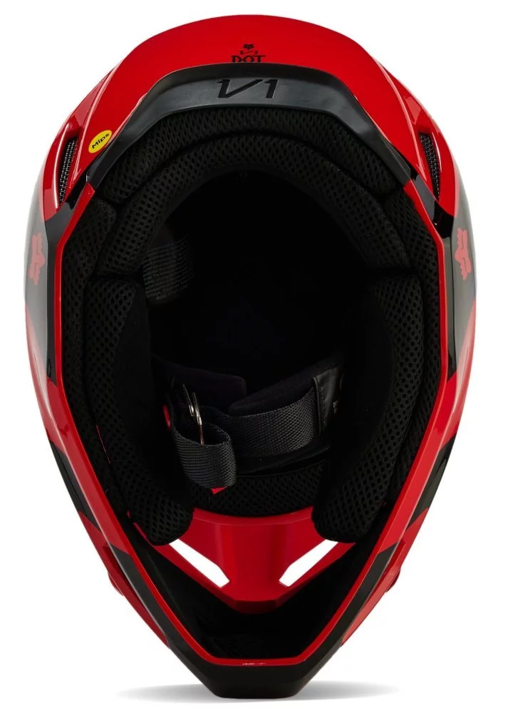 Fox Head V1 STREAK HELMET [FLO RED]