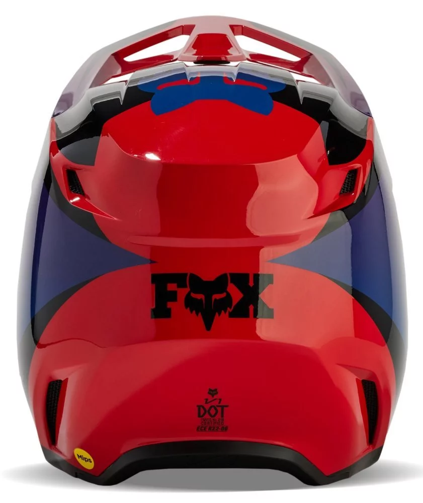 Fox Head V1 STREAK HELMET [FLO RED]