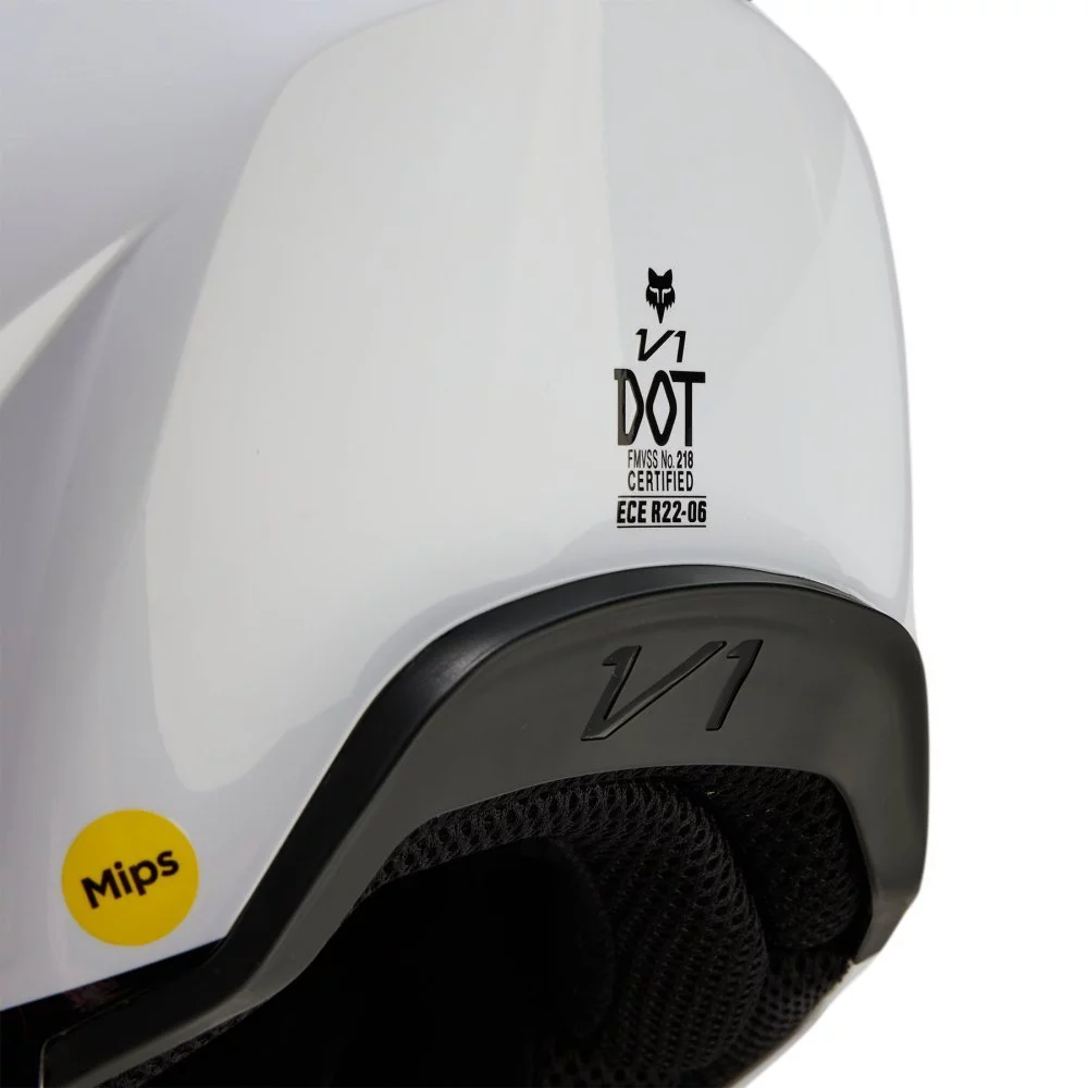 Fox Head V1 STREAK HELMET [WHITE]