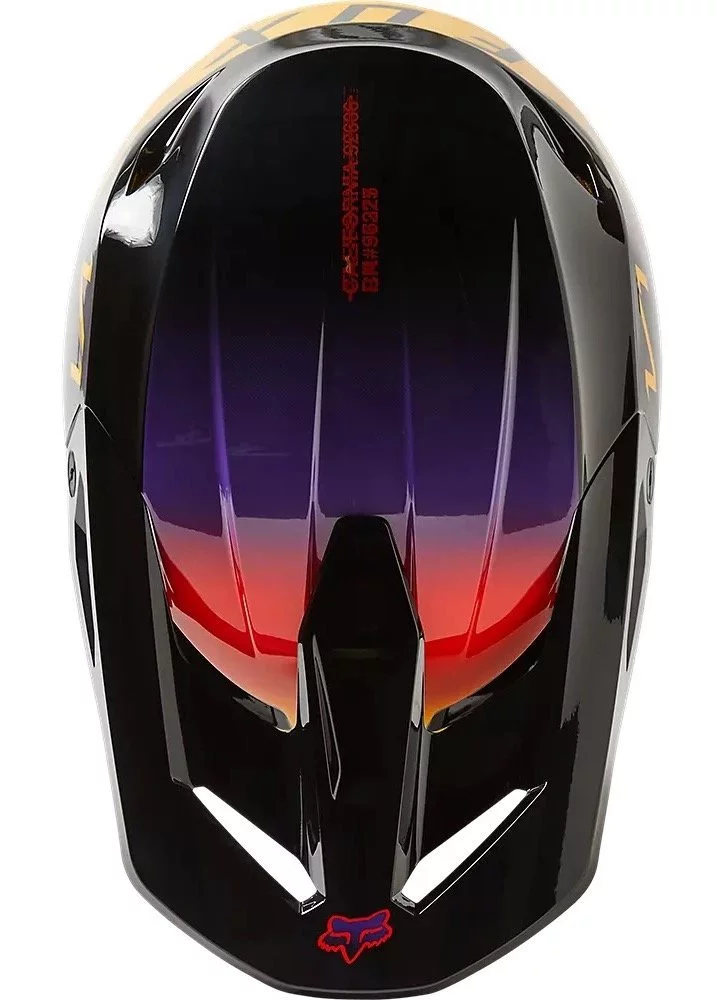 Fox Head V1 TOXSYK HELMET [BLACK]